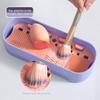 Makeup Brush Storage Box Portable Brush Storage Organizer Cosmetic Brush Washer Machine Eyebrow Pencil Makeup Tools
