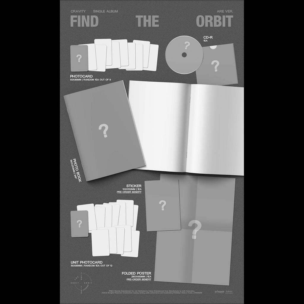 [SET] CRAVITY [FIND THE ORBIT] Одиночный альбом (МЫ вер. / ВОЗ версия. / ARE версия.)