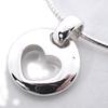 [Used] TIFFANY 925 Open Heart Omega Necklace/j1-3