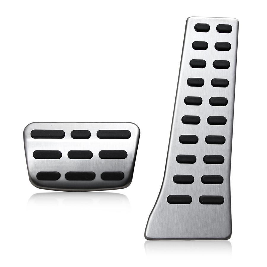 LHD No Drill Steel Brake Gas Pedal Pad Plate Cover Cap For Hyundai/Kia/Genesis