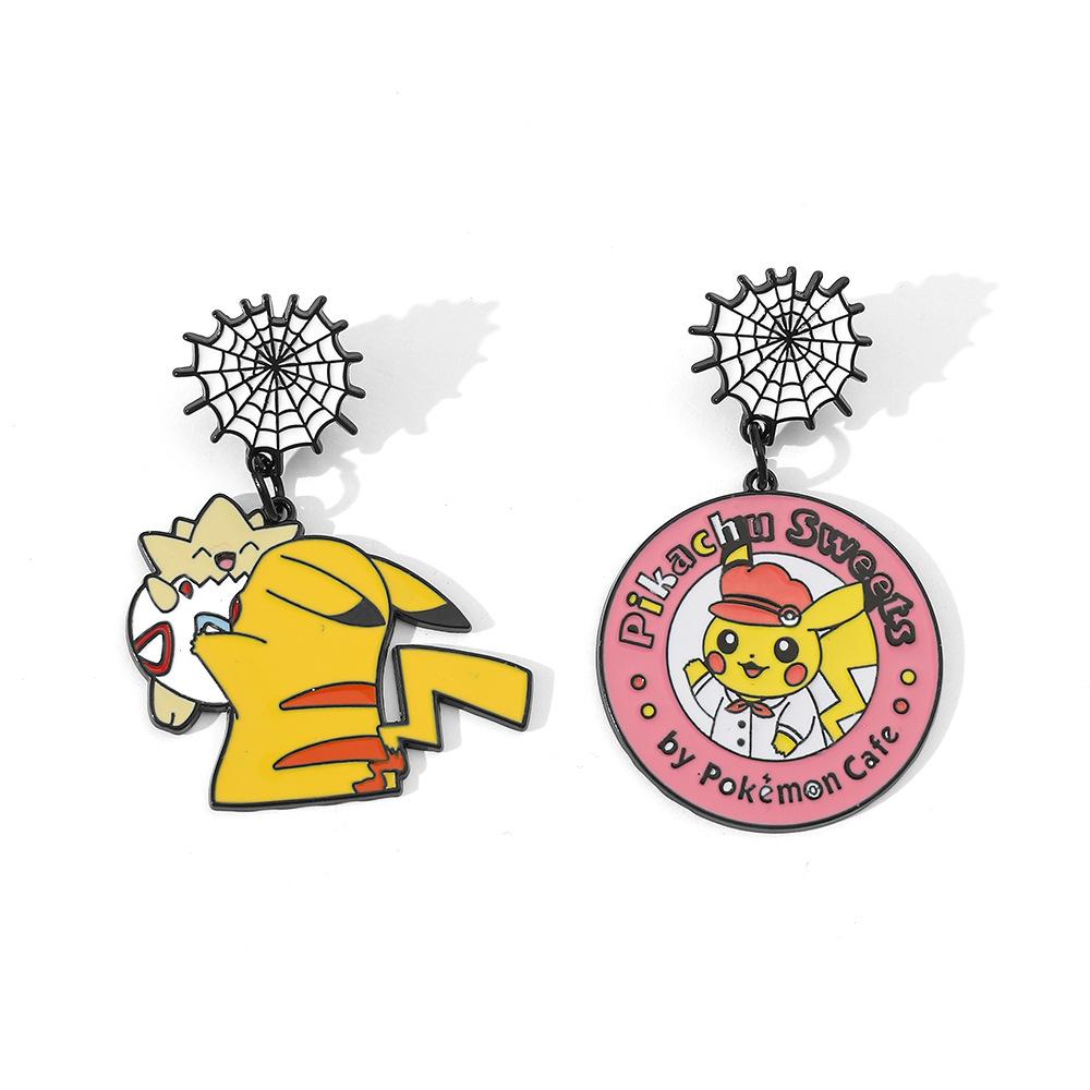 Pikachu Elf Enamel Pins Kawaii Character Brooch Clothing Backpack Lapel Badges Fashion Jewelry Accessories For Kids Gift