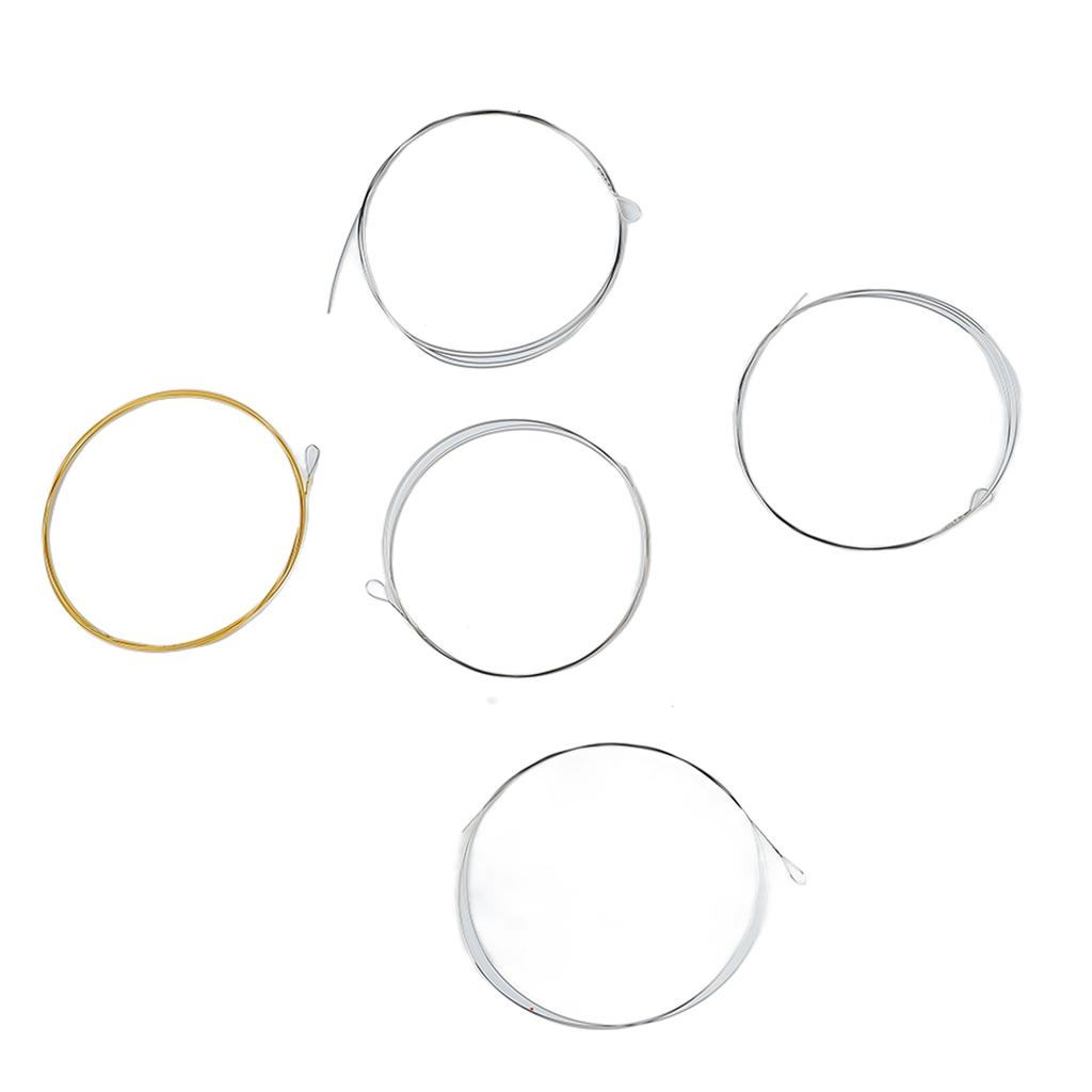 Струны для 5-струнного банджо из нержавеющей стали, с полным резонансом, толстые струны для высоких нот, замена для