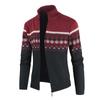 2024 Men's Cardigan Autumn And Winter Warm Knitted Coat Zipper Thick Casual Sweater Cardigan