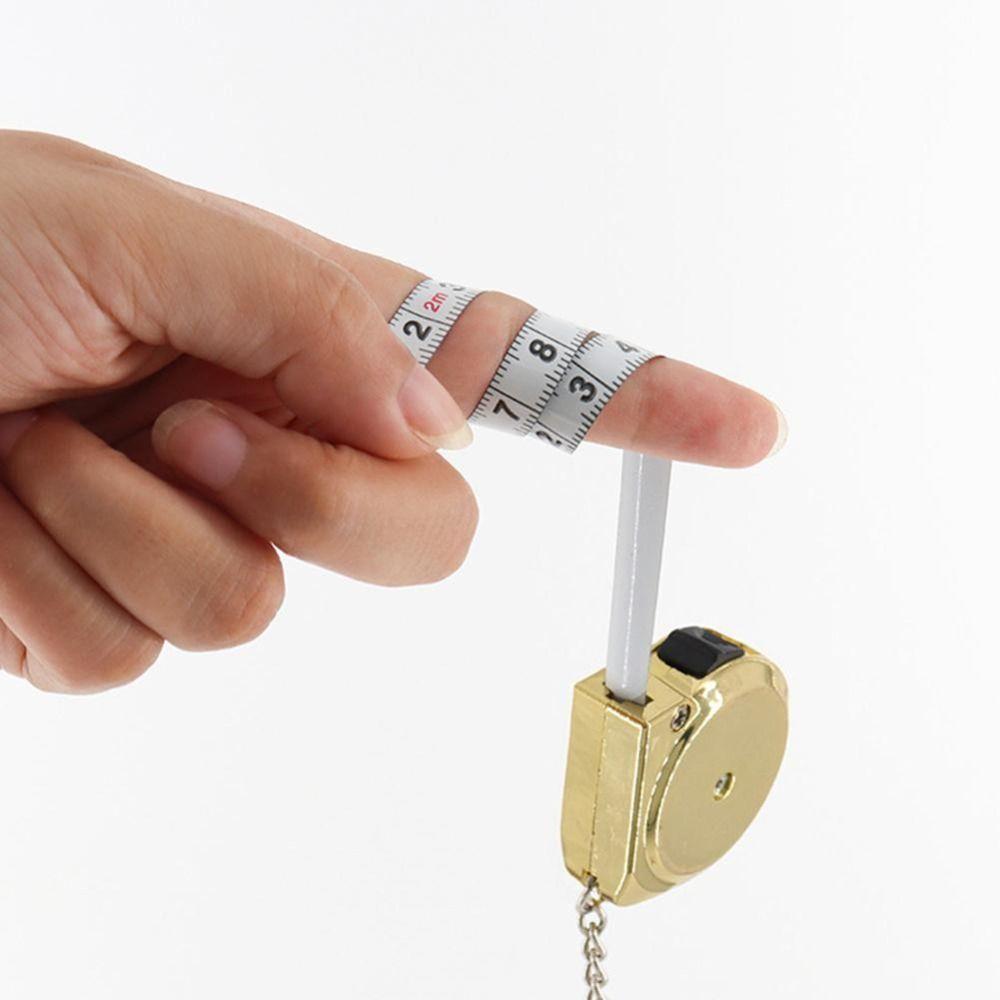 Etractable Mini Keychan Tape 2M Measure Measure Key Chain New Snail Measuring Tape