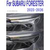 For SUBARU FORESTER 2025-2026 Car Exterior Headlight Anti-scratch Front Lamp Transparent TPU Protective Film Accessories Sticker