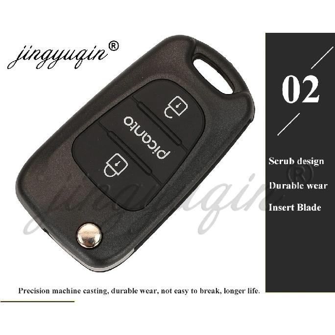 jingyuqin for Kia Picanto 2008 2009 2010 2011 433Mhz ASK ID46 Remote Car Key Control 95431-07931 /07930 95431-07901 SEKS-SA10Tx