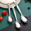 S/M/L Stirring Spoon FU Character Coffee Spoon Portable Dessert Spoon  for Kitchen Tools
