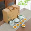 Chinese Kung Fu Teaset Ceramic Household Teapot Set Outdoor Travel Tea Cups of Tea Ceremony Teacup Fine Gifts Tea Accessories