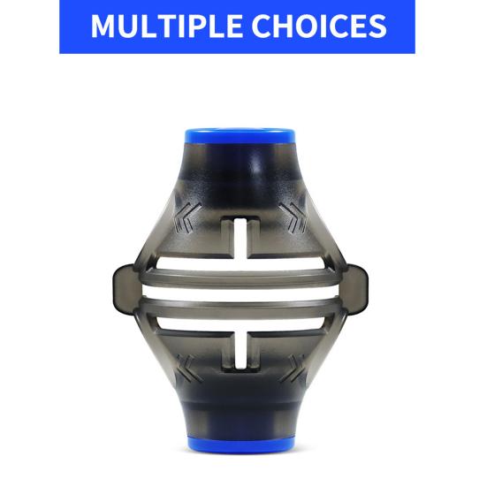 Маркер для разметки линий в гольфе с синим/красным выдвижным ящиком, 360-градусный разметочный зажим, профессиональный набор из трех частей для рисования линий, маркер для разметки линий для паттинга в гольфе