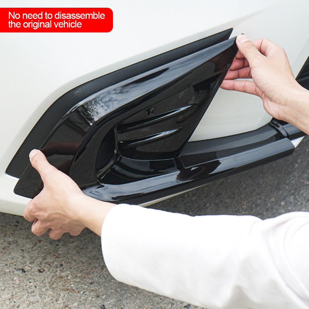 2 шт. передние противотуманные фары автомобиля, крышка лампы, накладка на бампер, протектор, украшение, стиль для Honda Civic 11th Gen 2022