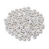 CCB Electroplated Barrel Beads - Multi-Style Gold & Silver Large-Hole Spacer Beads for DIY Bracelets
