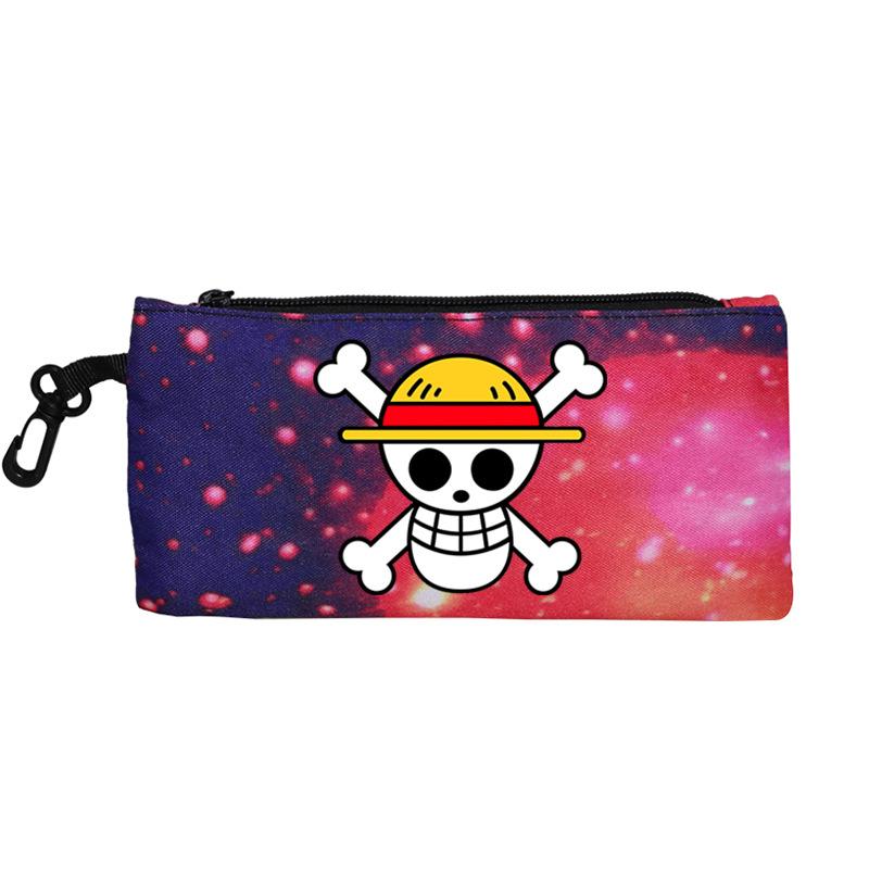Riman Animation Peripheral Printing Pencil Case, Primary And Secondary School Students Stationery Zipper Pencil Case