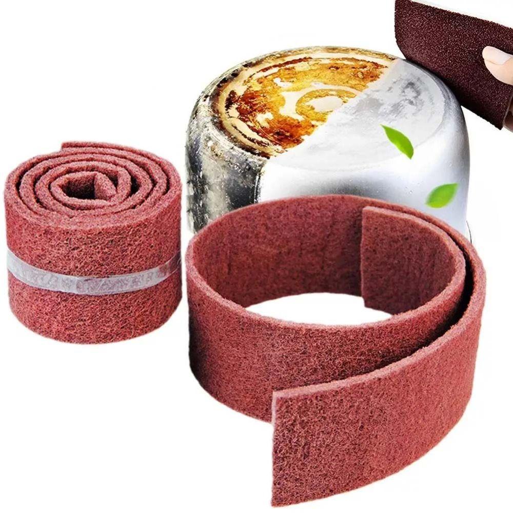 Удаление ржавчины Эмери Губка для чистки Шлифовальный Эмери Скраббер Высококачественная Нейлоновая Чистящая Ткань Дом