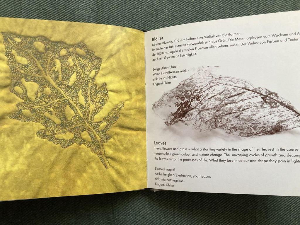 [USED] Textile art collection Nature Plants Books