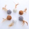 Fluffy Feather Interactive Cat Toy Wholesale Factory Stock Ideal For Play And Chase Available In Multiple Colors