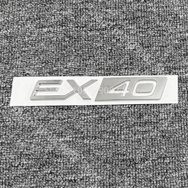 zqdtx1 EX40 EX30 For Volvo EX40 EX30 Styling Accessories Rear Trunk Tail Logo Sticker Emblem Deca