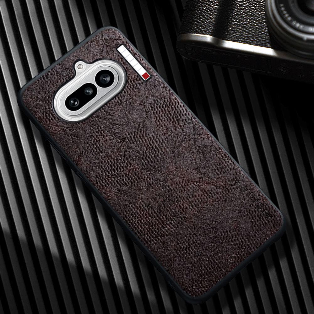 Чехол для Nothing Phone 4a 3 3a Pro Lite 2a Plus Роскошный Треснувший Искусственная кожа Чехол для телефона funda для Nothing phone 4a pro case