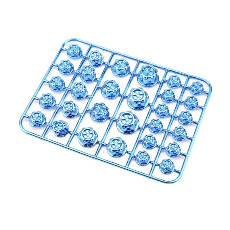 30Pcs Motorcycle Screw Caps Set Kit Engine Nut Bolt Cap Covers Head Body Screw Decorative Cap Motorbike Modification Accessories