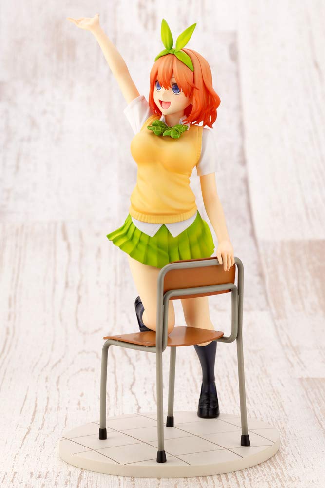 Juya The Quintessential Quintuplets Yotsuba Nakano в масштабе ПВХ, окрашенная готовая фигурка PP893 1/8