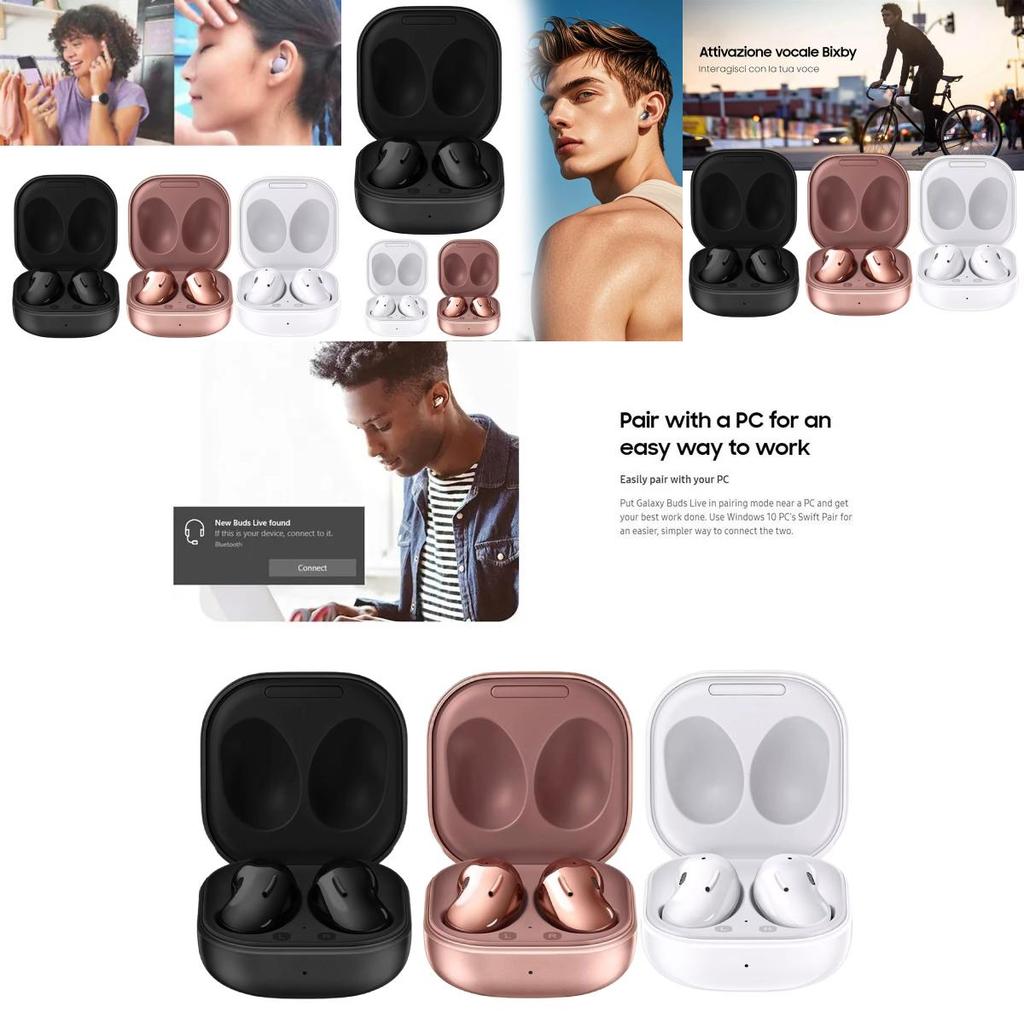 Премиальные TWS-наушники Galaxy Buds Live с Bluetooth 5.0 и беспроводной зарядкой R180