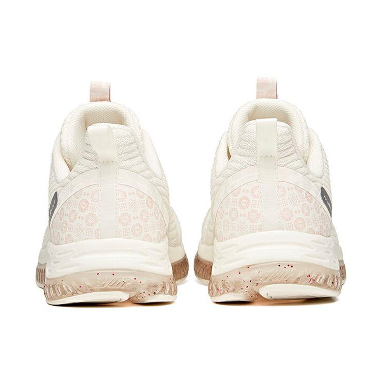 Anta Кроссовки Running Series Elastic Rubber Low-Top для женщин, серебряные 122115501-5