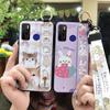 Cute Ring Phone Case For Tecno Camon15/15Air/16S/KD7H/CD6/CD7/Spark5/5Pro Anti-dust Back Cover Wristband Phone Holder