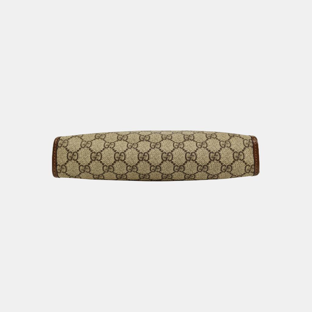 [Pre-Owned] Gucci Beauty Case With Interlocking G 'Beige/Ebony/Brown Sugar' - Very Good #1V05W8K