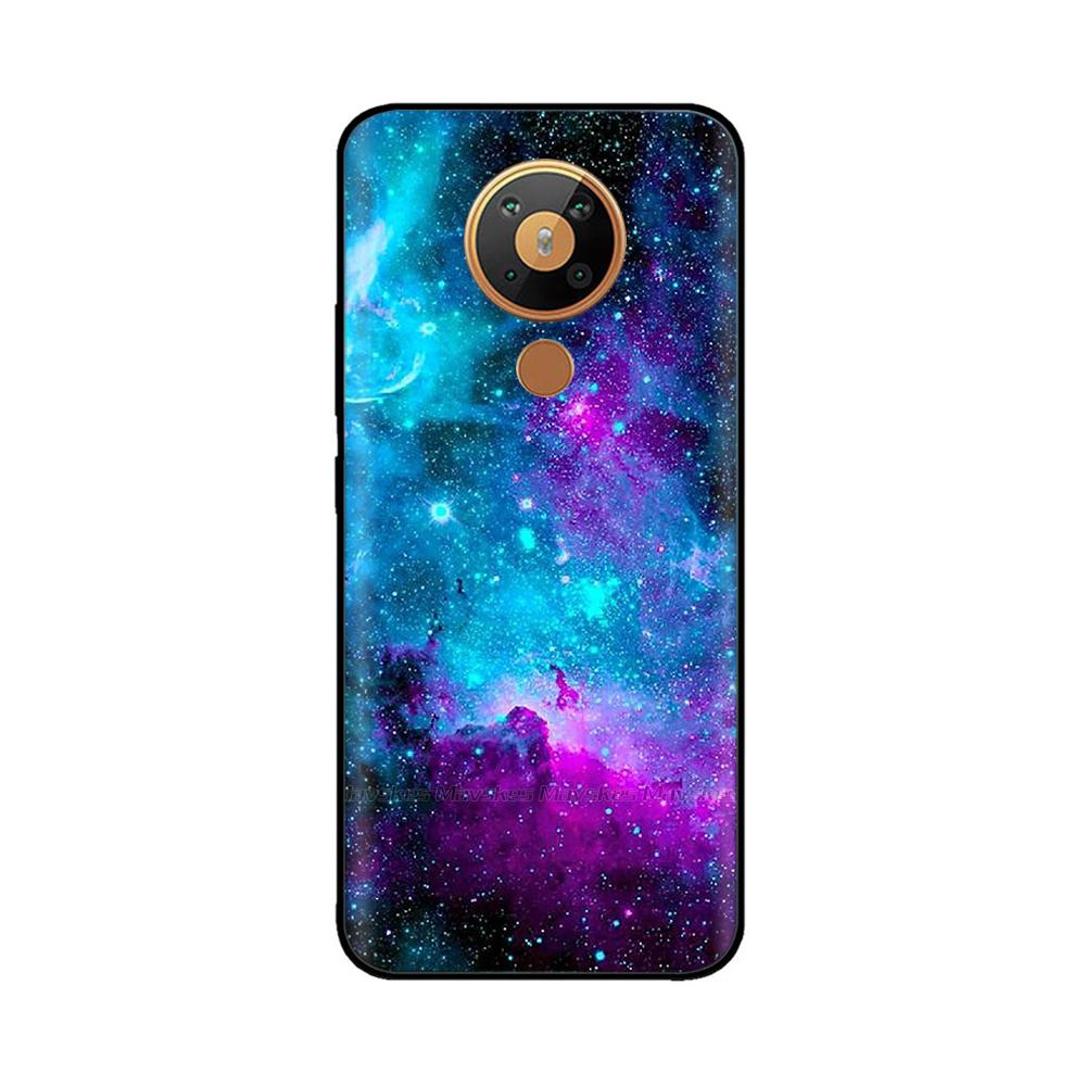 Для Nokia 5.3 Силиконовый Чехол Мягкая ТПУ Задняя Крышка для Nokia 5.3 3.4 Бампер Печатный Силиконовый Чехол для Nokia3.4 Nokia5.3 Телефон цветок