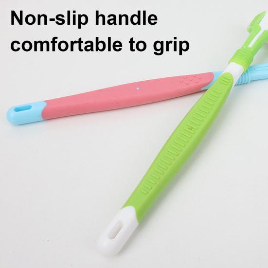 3-Sided Pet Toothbrush Removing Bad Breath Tartar Dog Toothbrush Cat Dental Care Mouth Cleaning Brush for Dogs And Cats