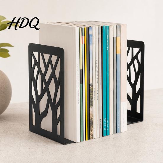 Художественные металлические подставки для книг 1 пара Древо Жизни Декоративные для полок Тяжелые