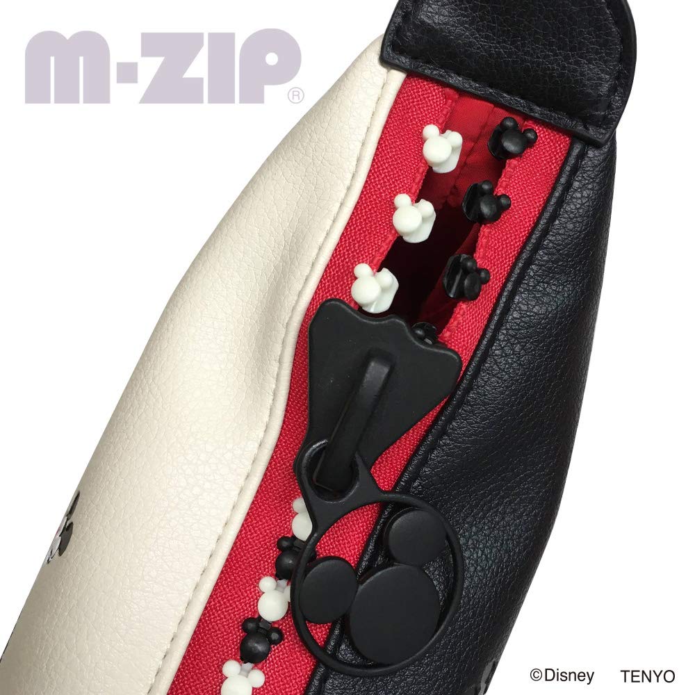 Tenyo Disney Mickey Mouse Pen Pouch M-ZIP Red DMZ-201