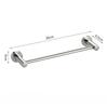 Wall Mounted Towel Rack Shelf  Stainless Steel Stainless Steel Double Towel Bar Brushed Bathroom Towel Holder Accessories