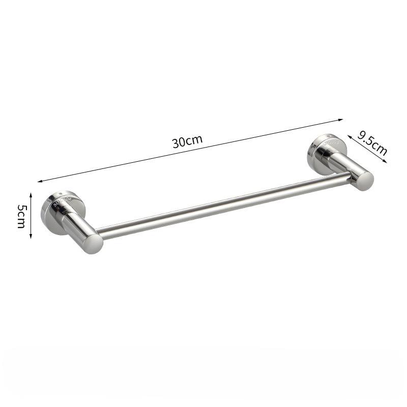 Wall Mounted Towel Rack Shelf Stainless Steel Stainless Steel Double Towel Bar Brushed Bathroom Towel Holder Accessories