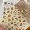 1/10pcs Brown Capibala Capybara Nail Sticker Cute Cartoon Capybara Stickers Decal Nail Art Sticker