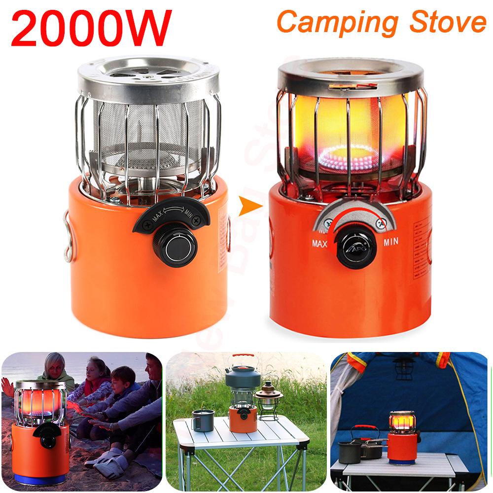 2000 Вт портативная походная кухонная плита, нагревательная плита, палаточные обогреватели, высокоэффективная нагревательная плита для охоты, подледной рыбалки, пешего туризма