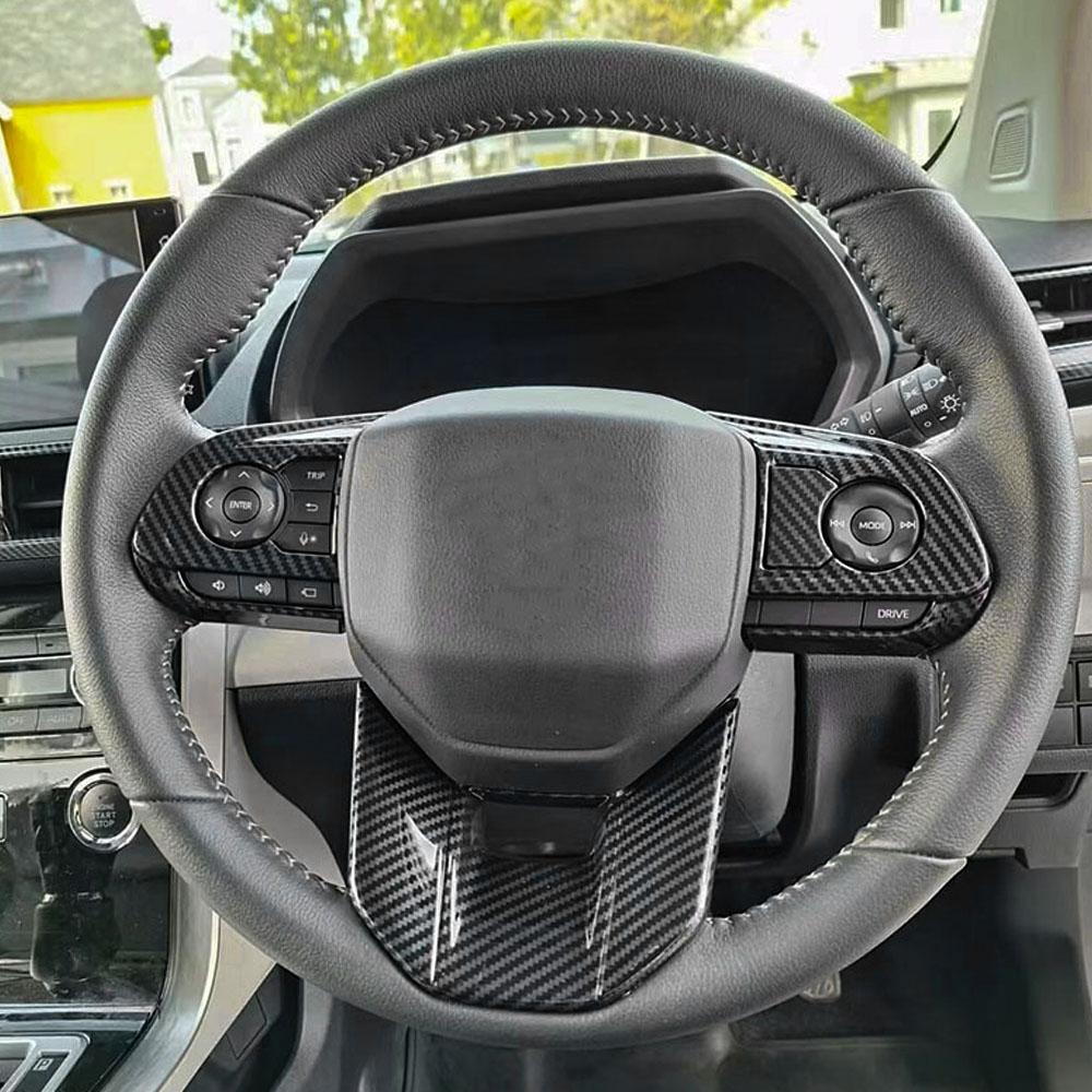 Для Toyota Avanza Veloz 2022-2025 Yaris Cross 2024 Накладка-декор Панели Рулевого Колеса Наклейка Аксессуары для Интерьера