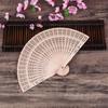 1/10/20Pcs Wooden Folding Fan Hollow Portable Fan Summer Hand Held Ribs Wedding Desktop Decoration
