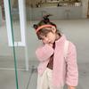 Розовые куртки для девочек Осеннее пальто Зимняя теплая флисовая куртка Детские куртки Теплая верхняя одежда