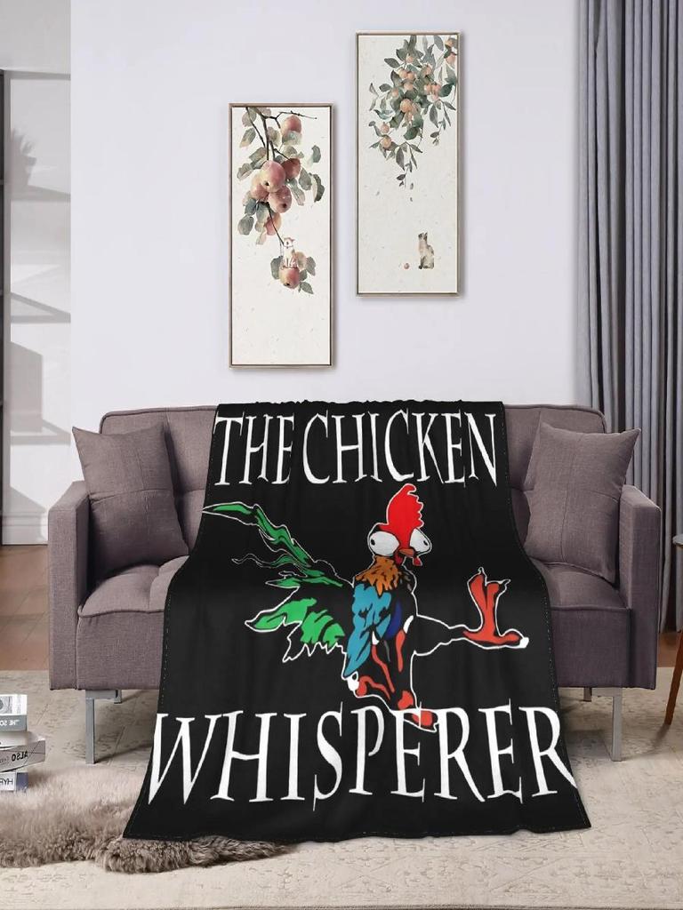 Moanas Hei Hei The Chicken Whisperer Blanket Soft Fluffy Plush Bedding Throws for Adult Home Decor Flannel Bedspread Cover