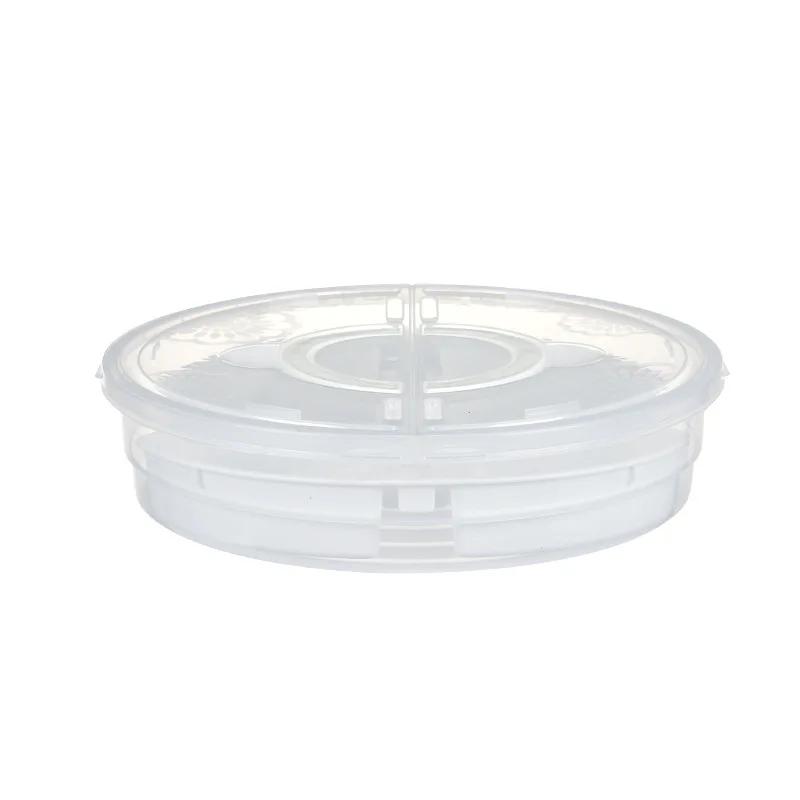 Поднос для сервировки конфет и орехов, поднос для закусок с крышкой, многосекционный поднос для закусок с орехами и конфетами с крышкой