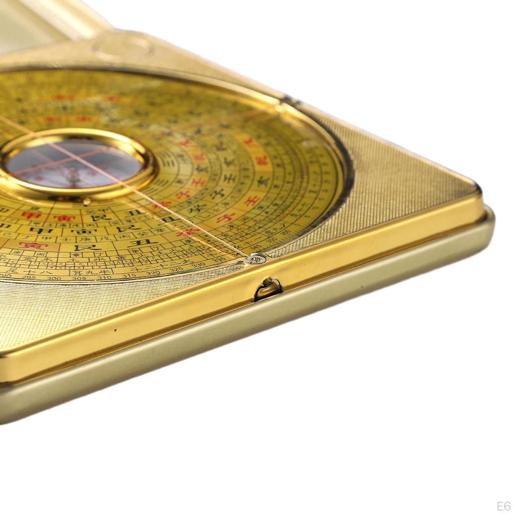 Компас по фэн-шуй, старинный карманный, портативный, прочный, простой в использовании, большой китайский багуа для