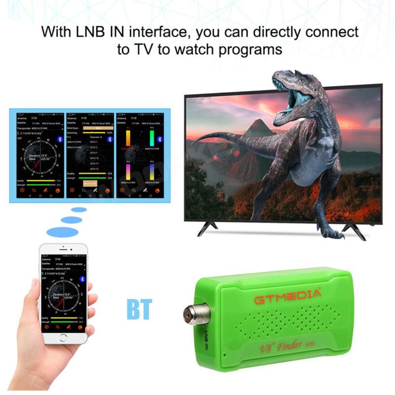 Gtmedia V8 Finder Bt03 Измеритель спутникового поиска, совместимый с Android Ios, Bluetooth-совместимый