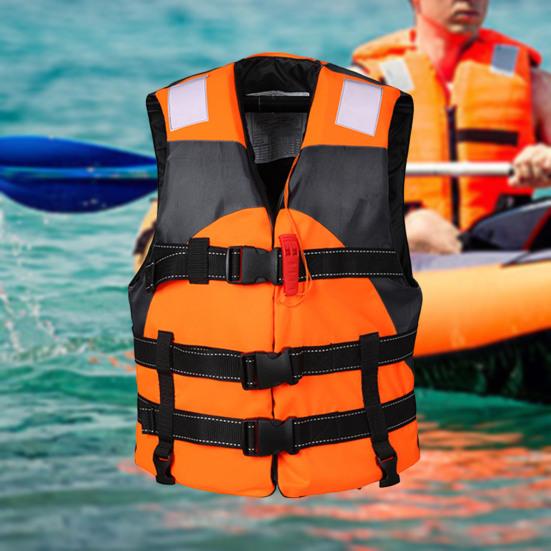 Спасательный жилет для взрослых, полиэтиленовая пена, устойчивый к пятнам полиэстер, надежная посадка, регулируемые застежки на ремнях безопасности, спасательный жилет для водных видов спорта, катания на лодках
