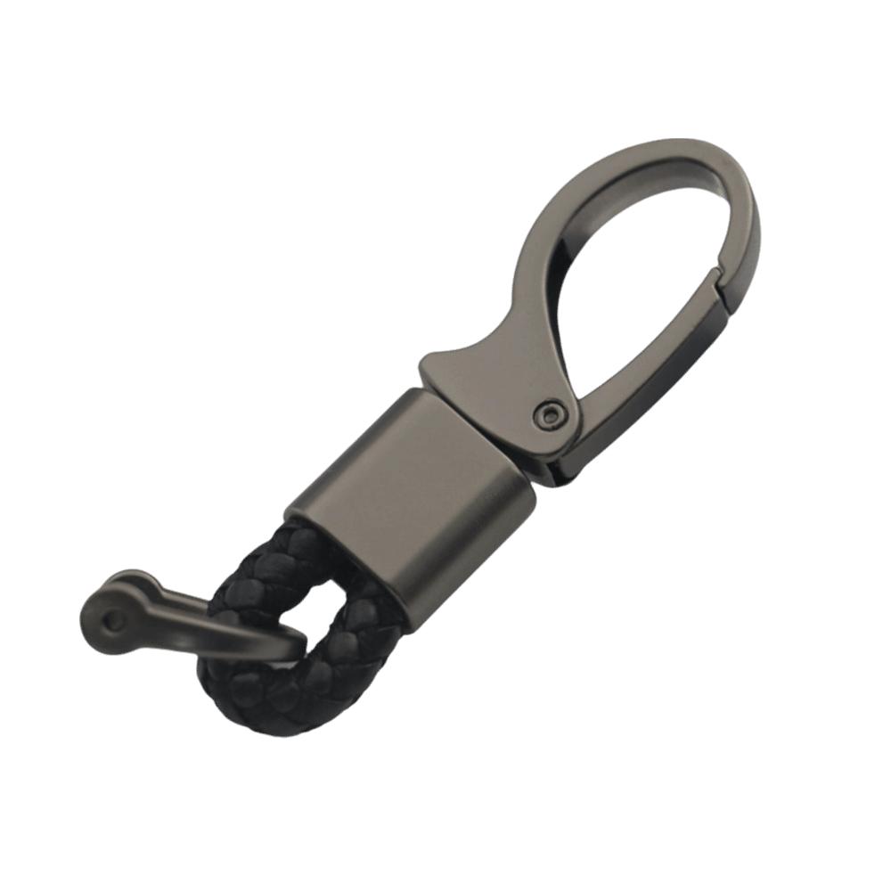 Detachable Design Metal Keychain High Quaility Car Key Rings Holder Braided Rope Keyring Auto Gift