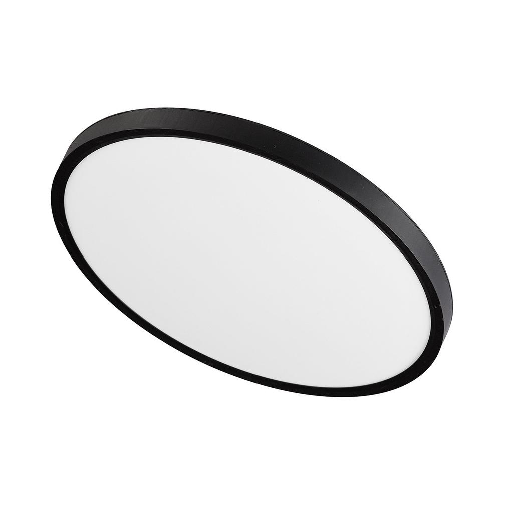 Plafon Sufitowy Nowoczesny Czarny Okrągły Ø48Cm Zmienna Barwa Led 40W California Light Prestige