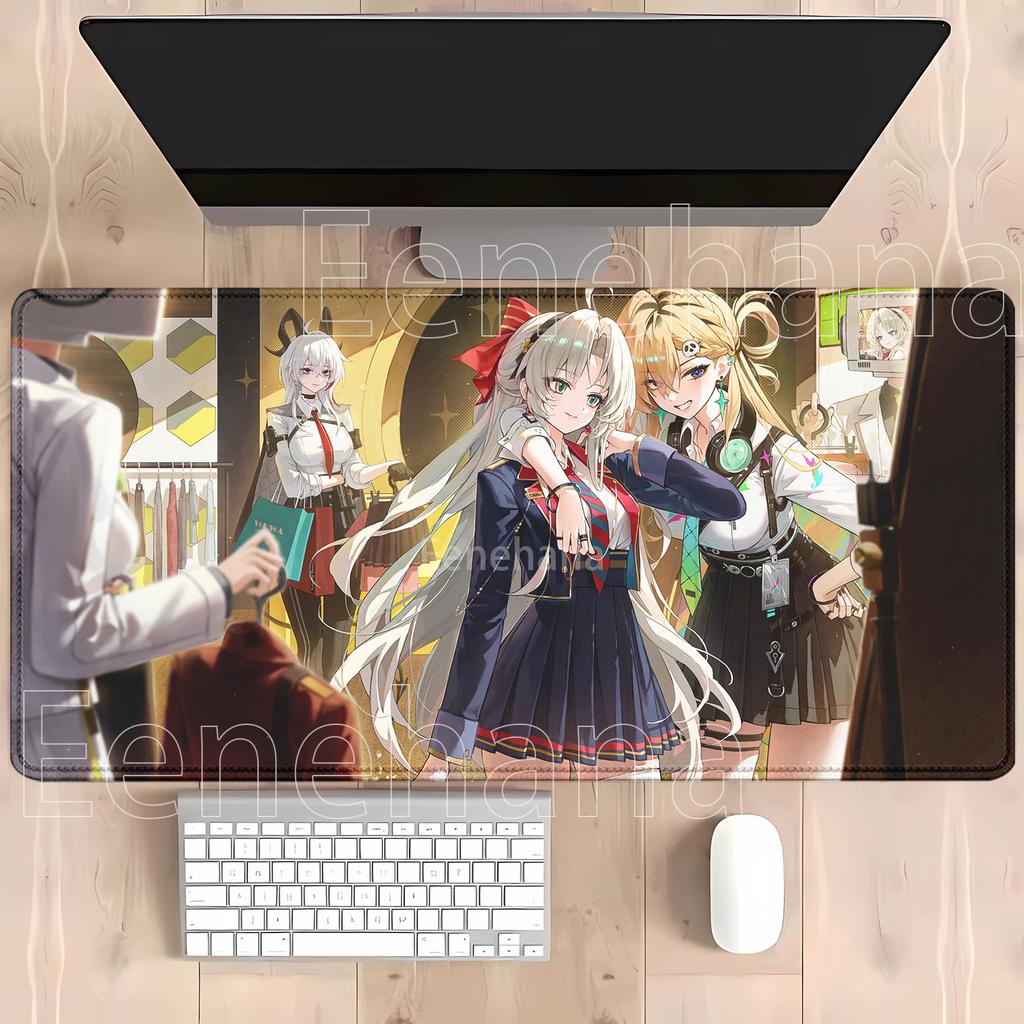 Hd Printing Lynae Wuthering Waves Wuwa Mouse Pad Gaming Carpet Pc Office Accessories Desk Mat Rubber Overlock Esports Mousepad