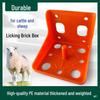 Veterinary Salt Block & Tray for Cattle and Sheep - Plastic Licking Brick Holder Breeding Equipment