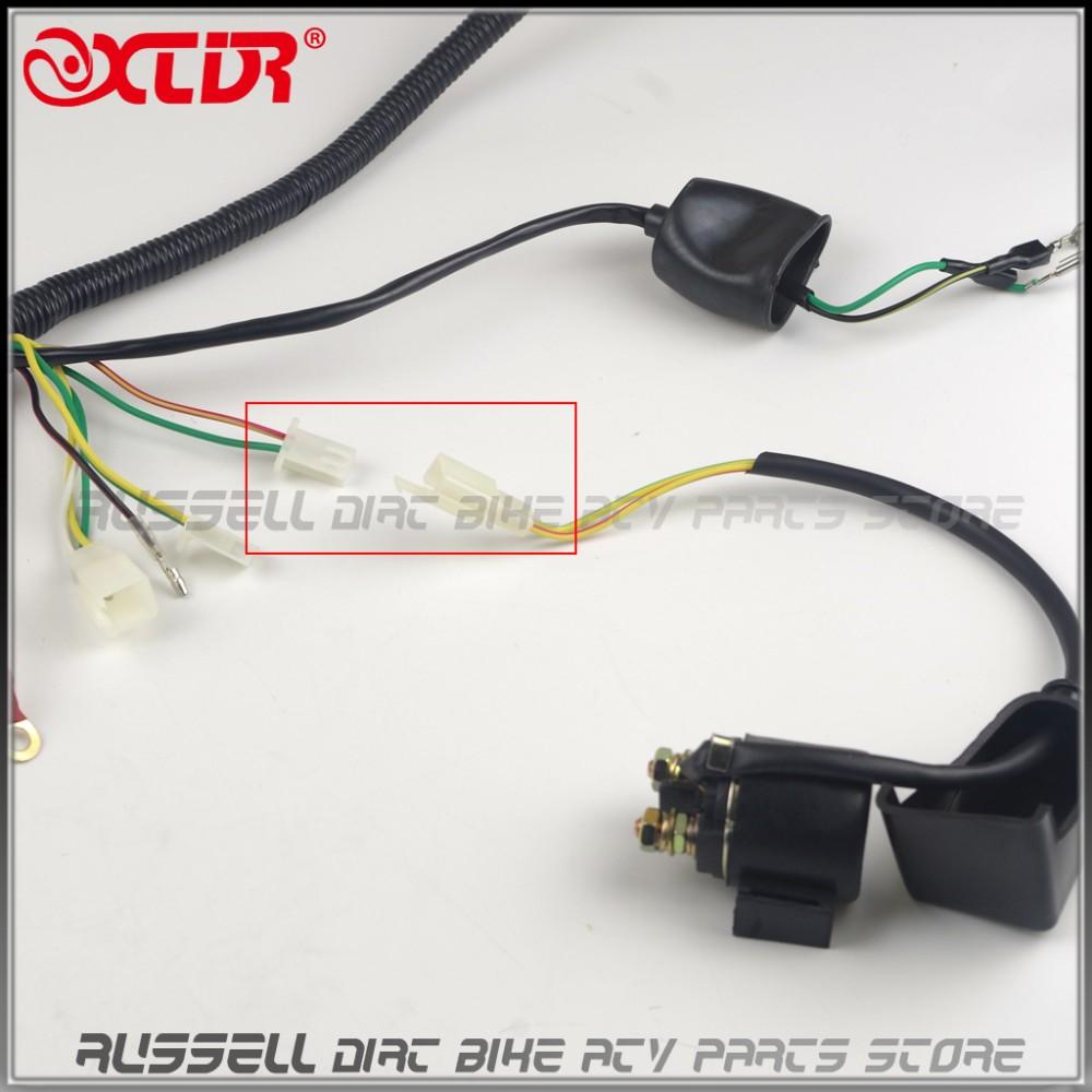 ATV Quad GY6 125cc 150cc ELECTRICS Stator Wire Wiring Harness Loom Magneto Ignition Coil CDI Rectifier Solenoid Parts
