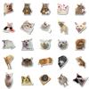 10/50PCS Cat MEME Funny Animals Stickers Vintage Toy DIY Kids Notebook Luggage Motorcycle Laptop Refrigerator Decals Graffiti