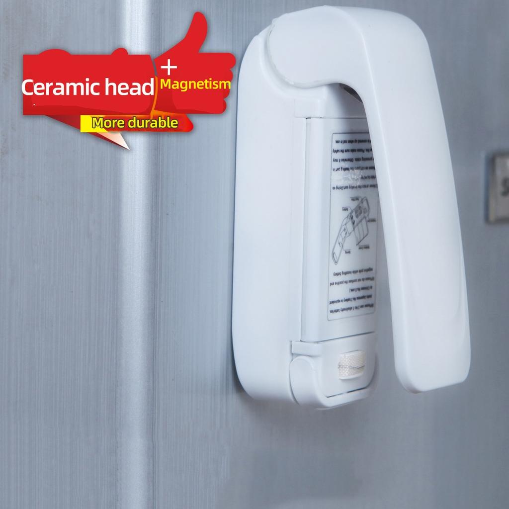 1 шт. Портативный пакет для запечатывания пакетов, пластиковый пакет для хранения, белый мини-домашний зажим для запечатывания еды, закусок, фруктов, гаджетов для сохранения свежести